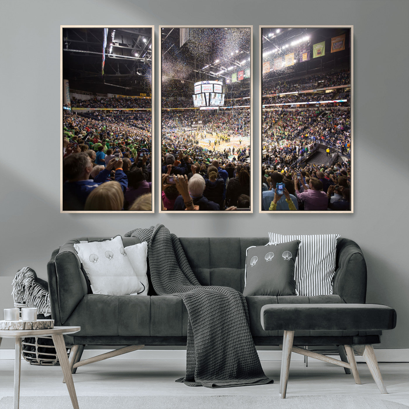 MGV-FC-48X32-3P - Bridgestone Arena Wall Art Canvas | Nashville Predators Hockey Team Print | Canvas Print | Ready to