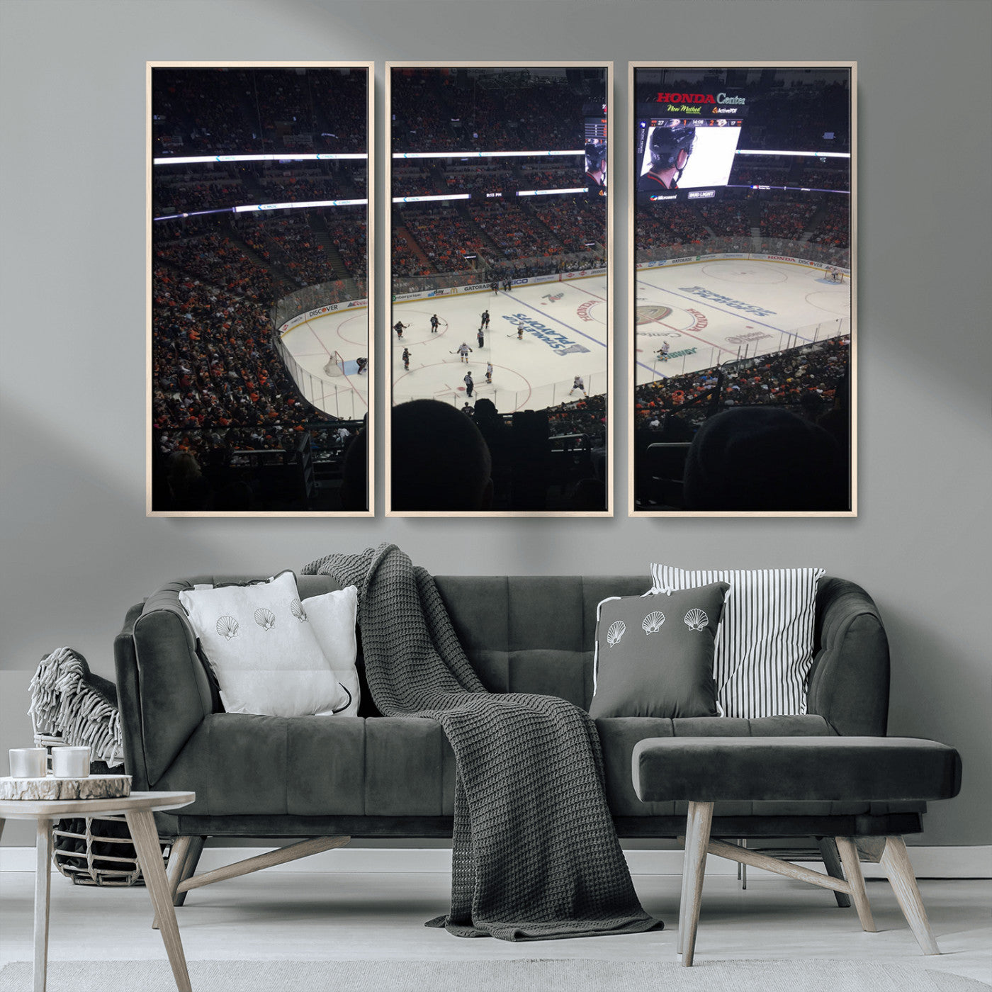 MGV-FC-48X32-3P - Honda Center California Anaheim Ducks Hockey Stadium Wall Art, Honda Center California Stadium Wall
