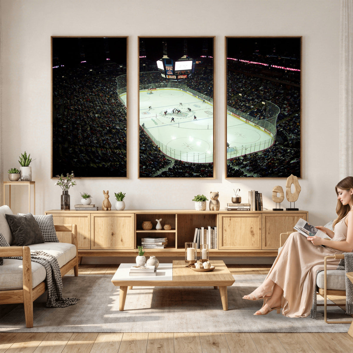 38823-MGV-CV-36X24 - Nationwide Arena Ohio Columbus Blue Jackets Hockey Stadium