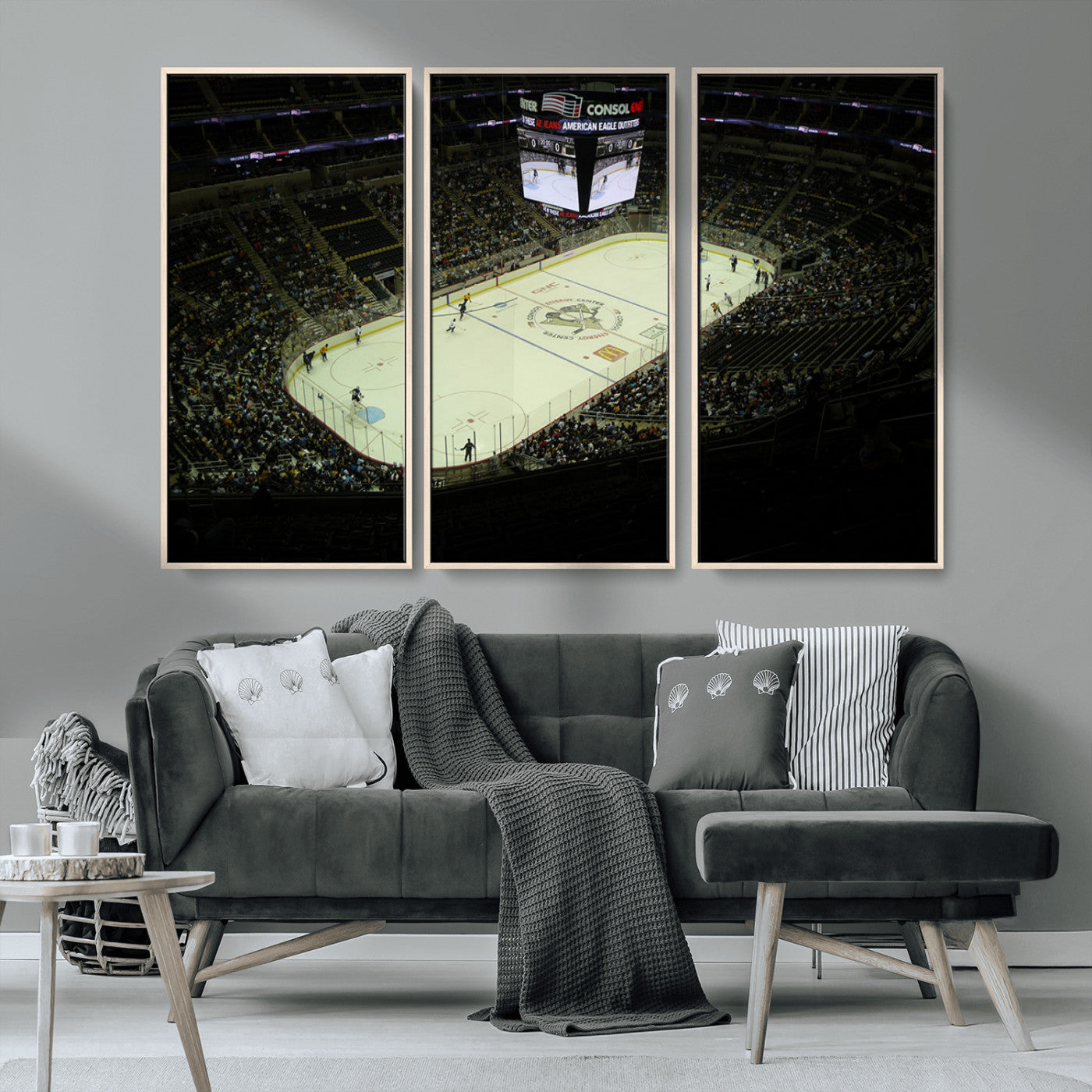 MGV-FC-48X32-3P - PPG Paints Arena Pennsylvania Pittsburgh Penguins Hockey Stadium Canvas, Pennsylvania Pittsburgh