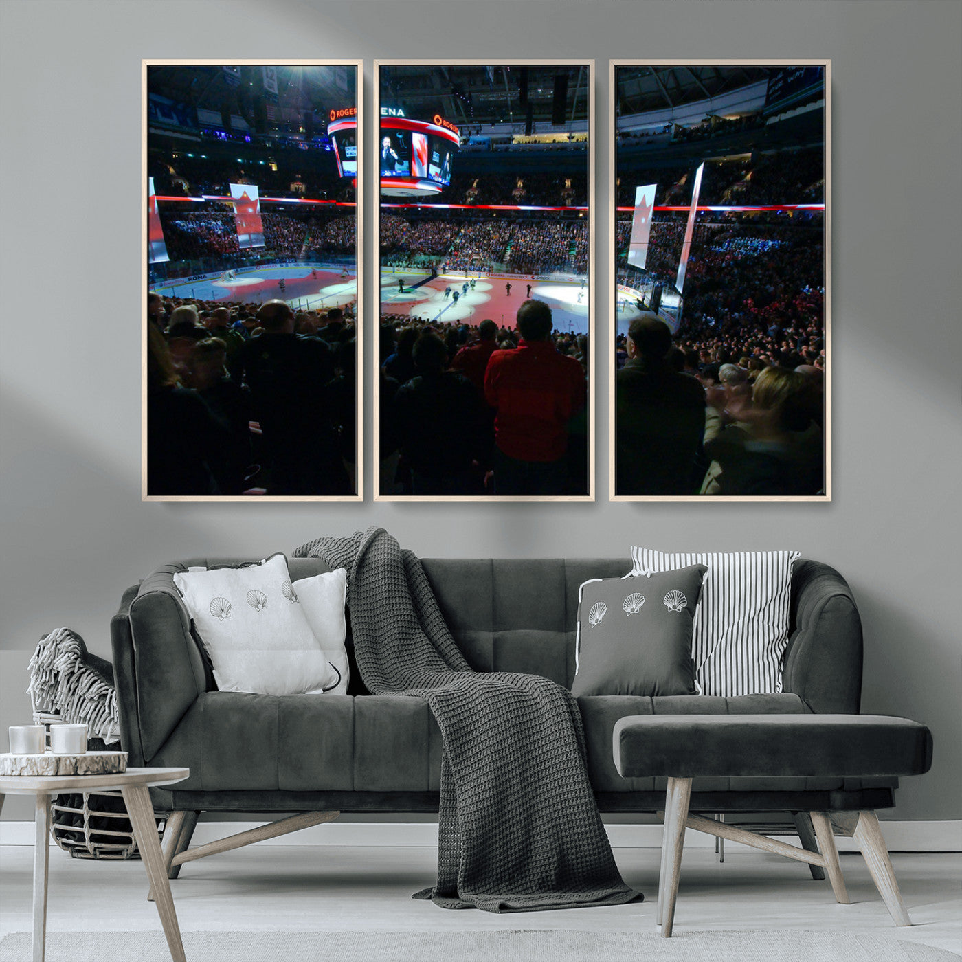 MGV-FC-48X32-3P - Rogers Arena Vancouver Canucks Ice Hockey Stadium Wall Art, Vancouver Canucks Ice Hockey Print