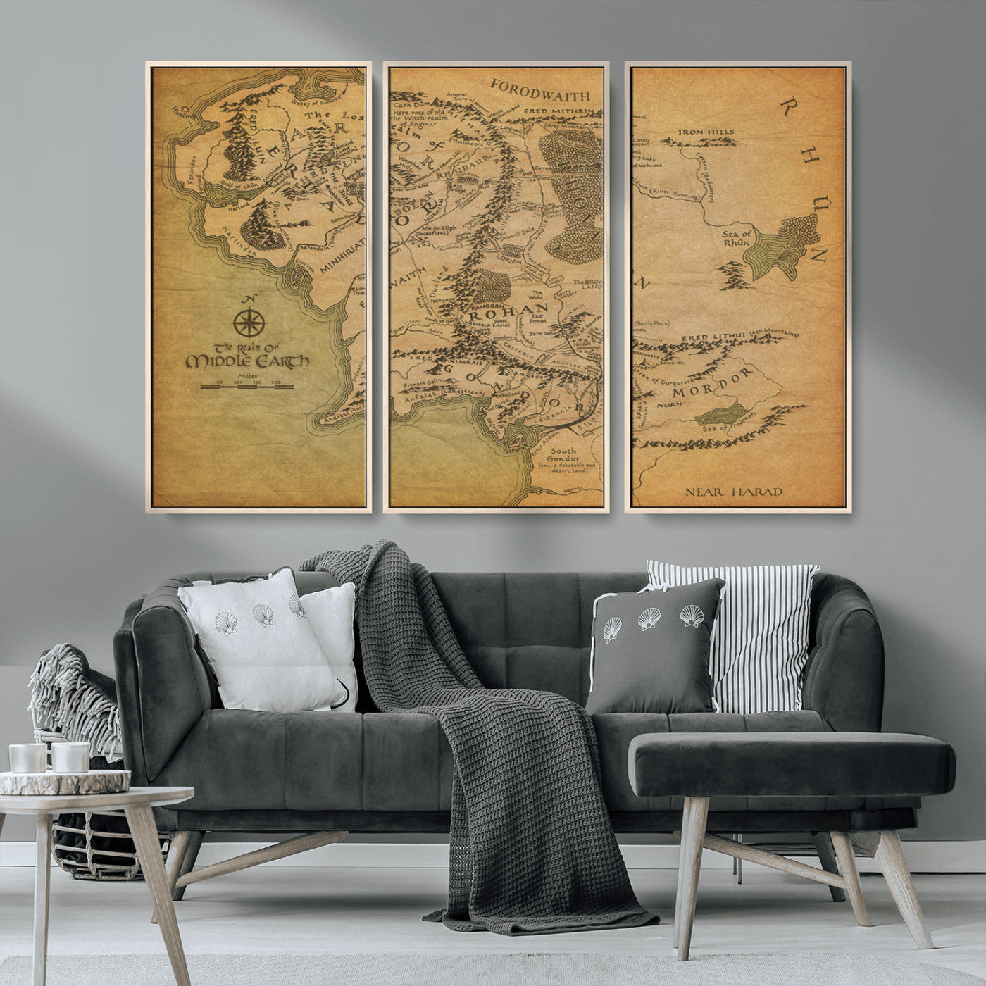 MGV-FC-48X32-3P - Push Pin World Map Canvas Print – Framed Wall Art for Couples to Track Their Travels – Anniversary