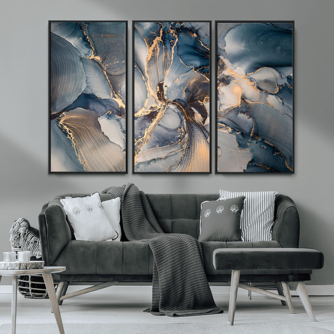 MGV-FC-48X32-3P - Abstract Wall Art Canvas Print for Modern Home Decor