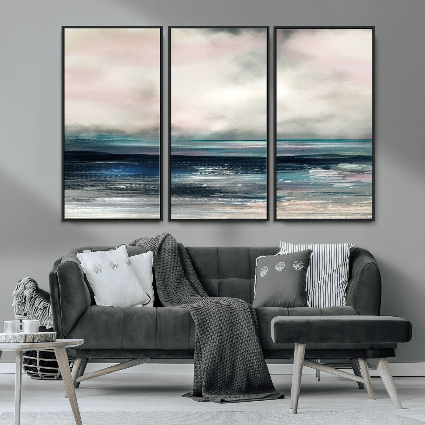 MGV-FC-48X32-3P - Contemporary Abstract Wall Art Canvas Print