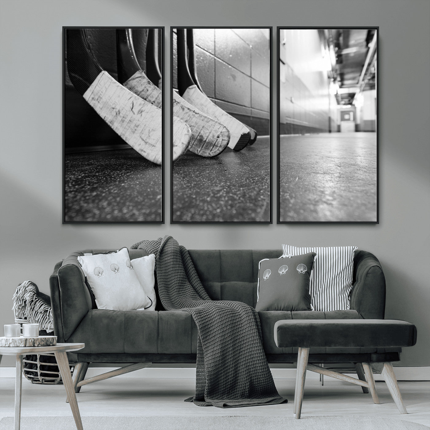 MGV-FC-48X32-3P - Ice Hockey Wall Art Canvas Print