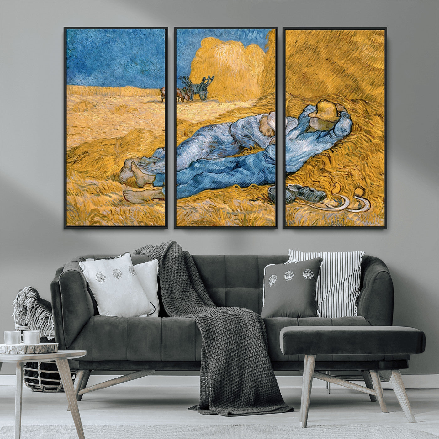 MGV-FC-48X32-3P - Master Artist Vincent Van Gogh Nature Wilderness Illustrs Fine Art Canvas Print