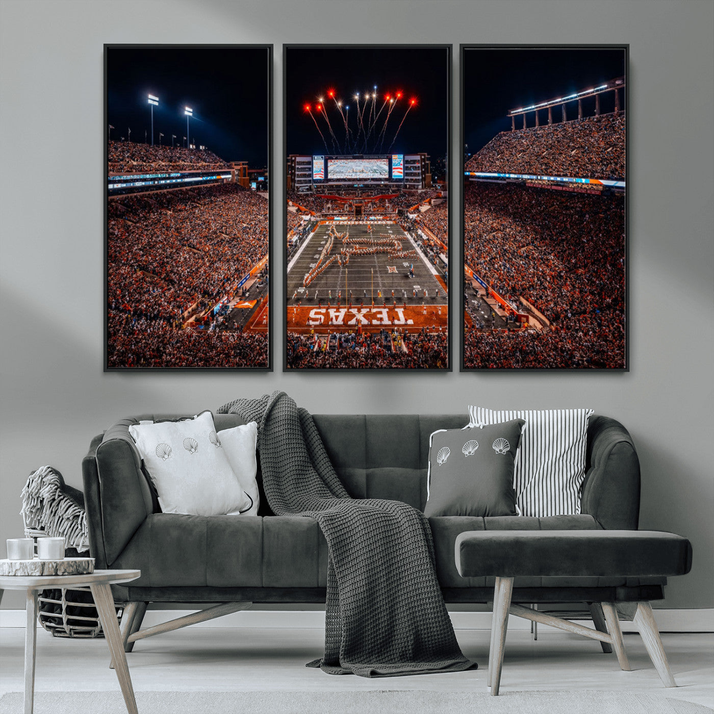 MGV-FC-48X32-3P - Texas Memorial Stadium Wall Art Canvas Print