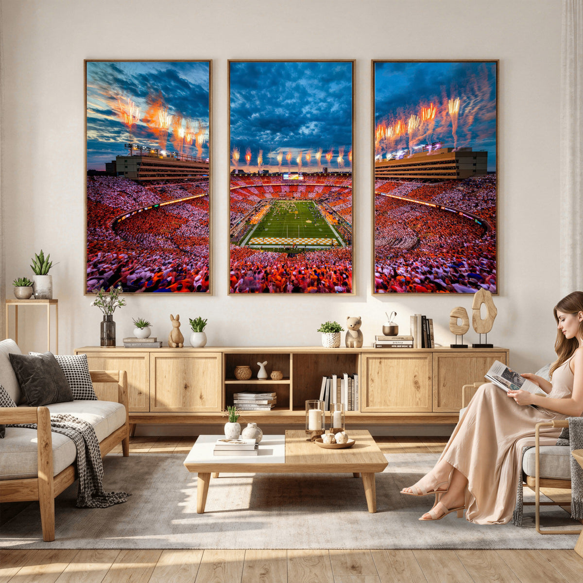 94266219-MGV-CV-36X24 - Tennessee Neyland Stadium Wall Art, Sports Arena Canvas