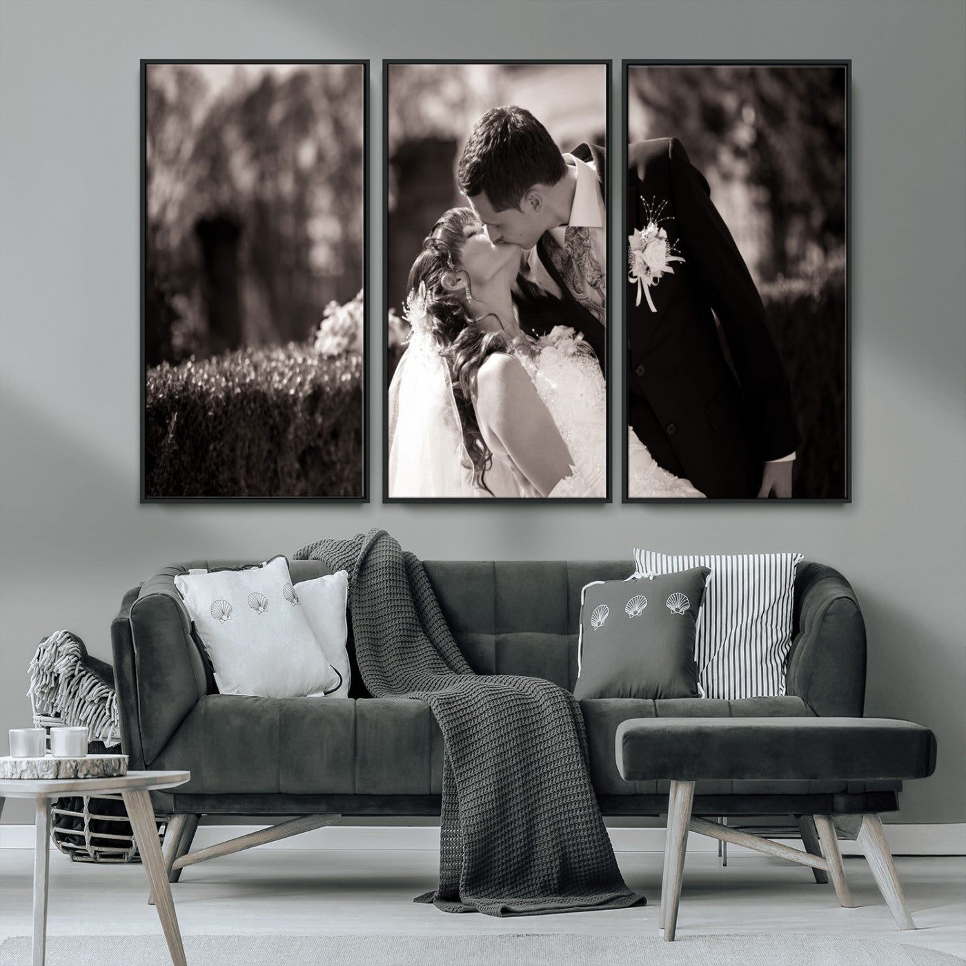 MGV-FC-48X32-3P - Create Your Own Photo Canvas Print - Personalized Wall Art for Home Decor Wall Art Print, Create