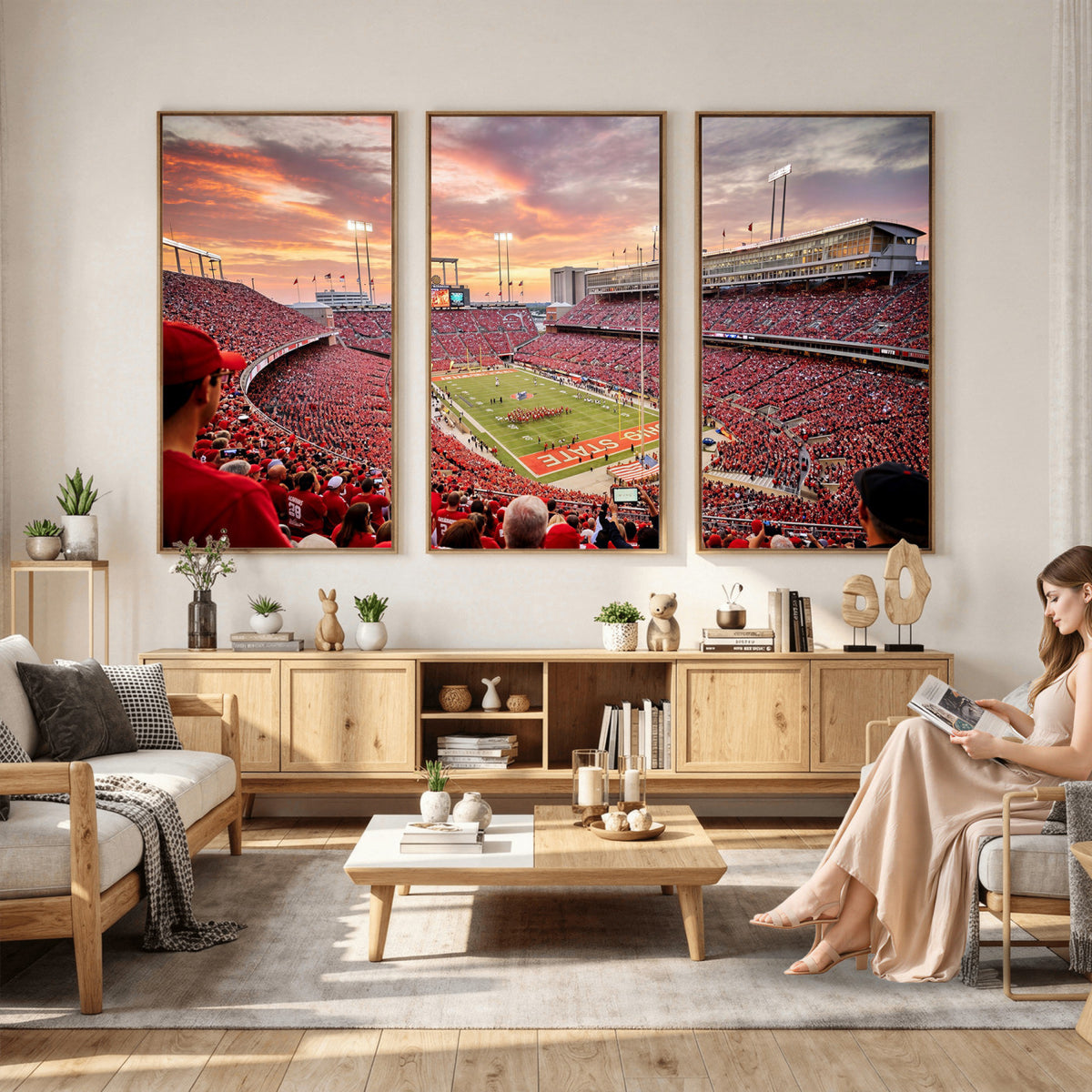 94754966-MGV-CV-36X24 - Stadium Wall Art Canvas Print