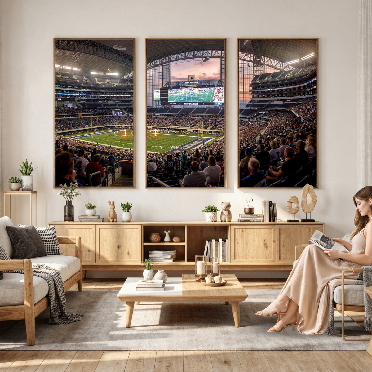 61524160-MGV-CV-36X24 - Stadium Wall Art Canvas Print