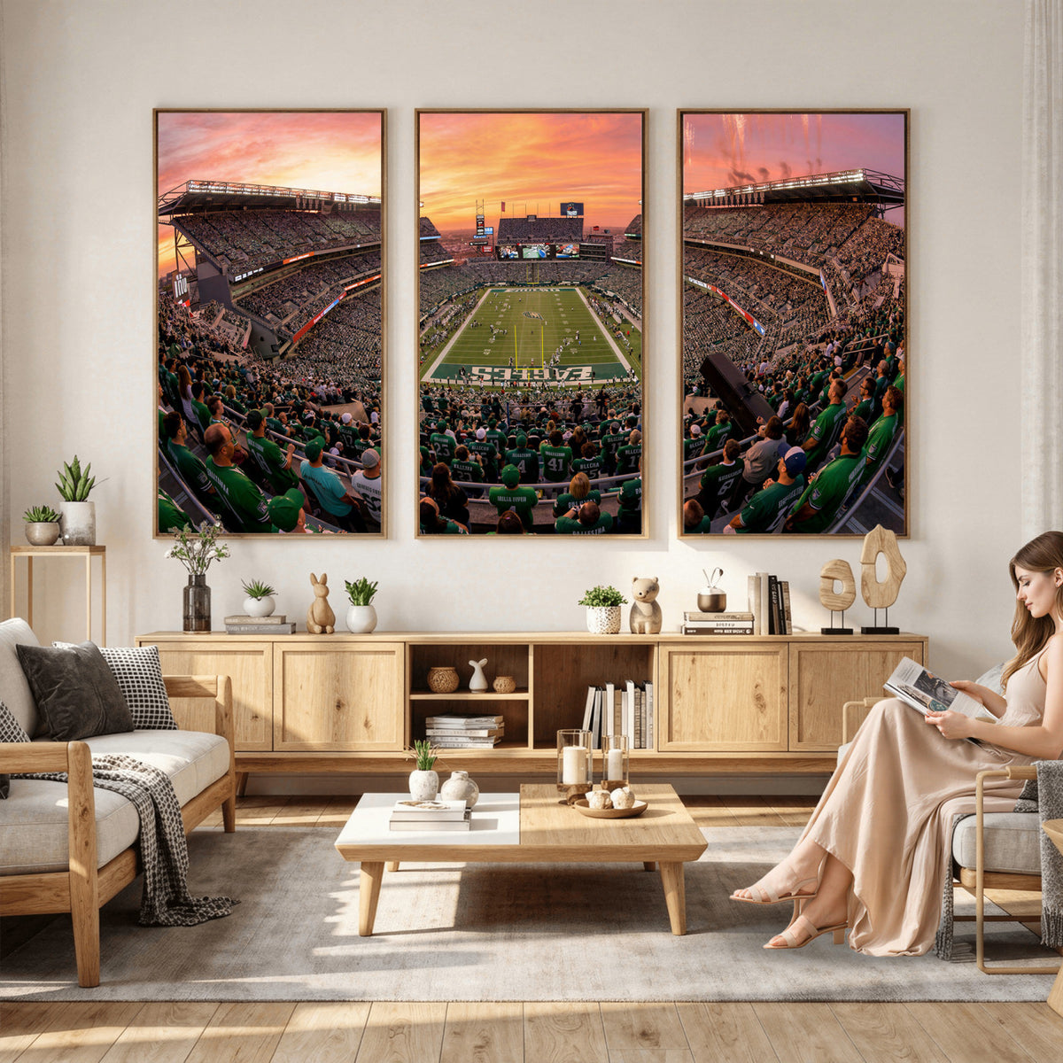 24458374-MGV-CV-36X24 - Stadium Wall Art Canvas Print