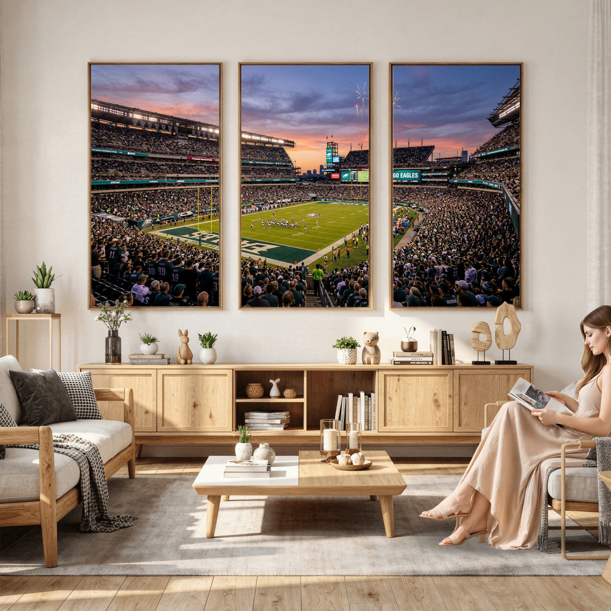15549432-MGV-CV-36X24 - Stadium Wall Art Canvas Print
