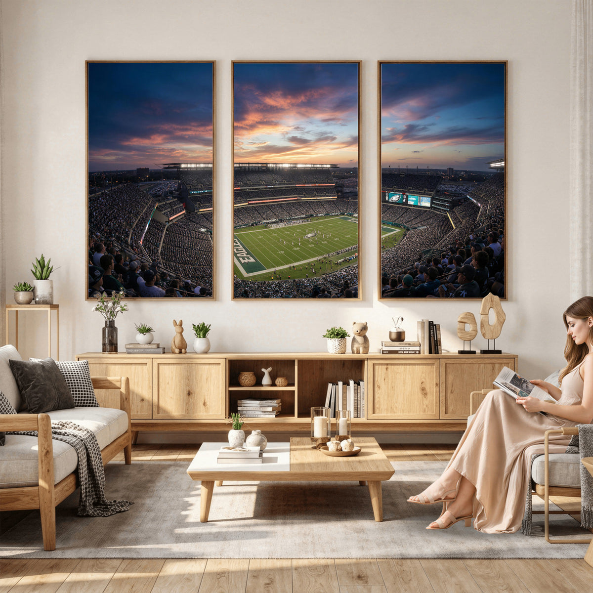 59208973-MGV-CV-36X24 - Stadium Wall Art Canvas Print