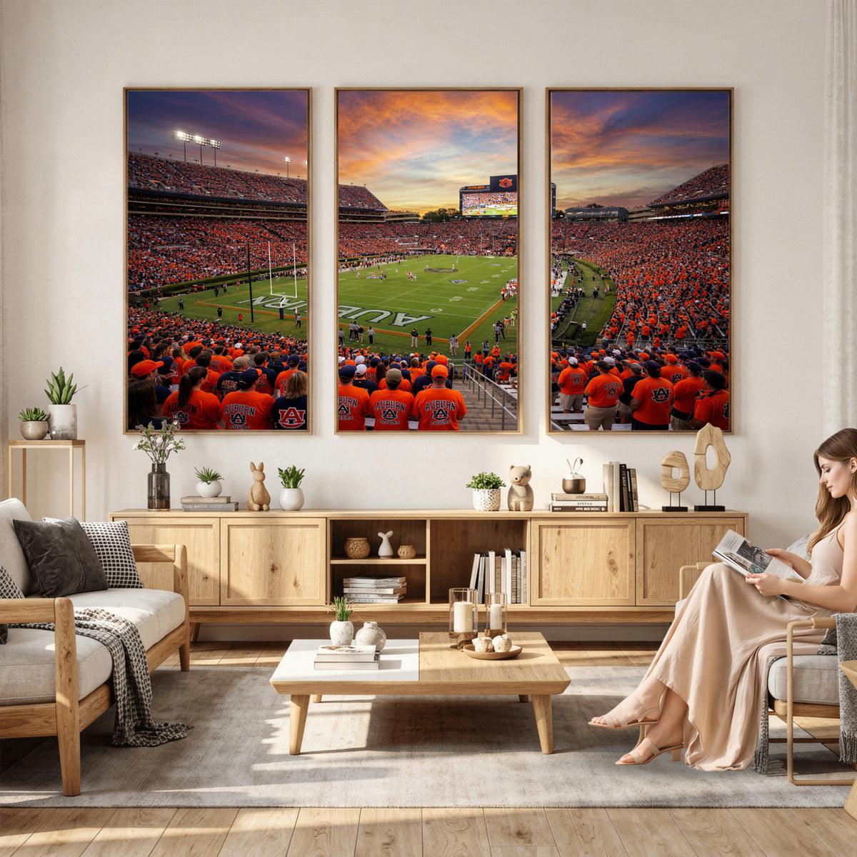46347891-MGV-CV-36X24 - Stadium Wall Art Canvas Print