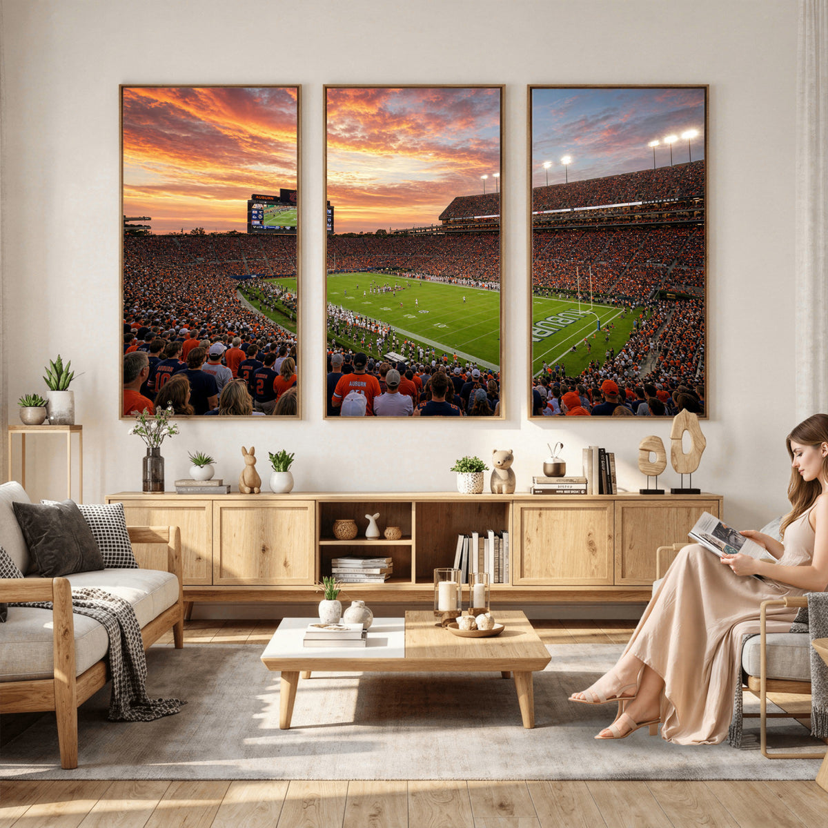 28631591-MGV-CV-36X24 - Stadium Wall Art Canvas Print