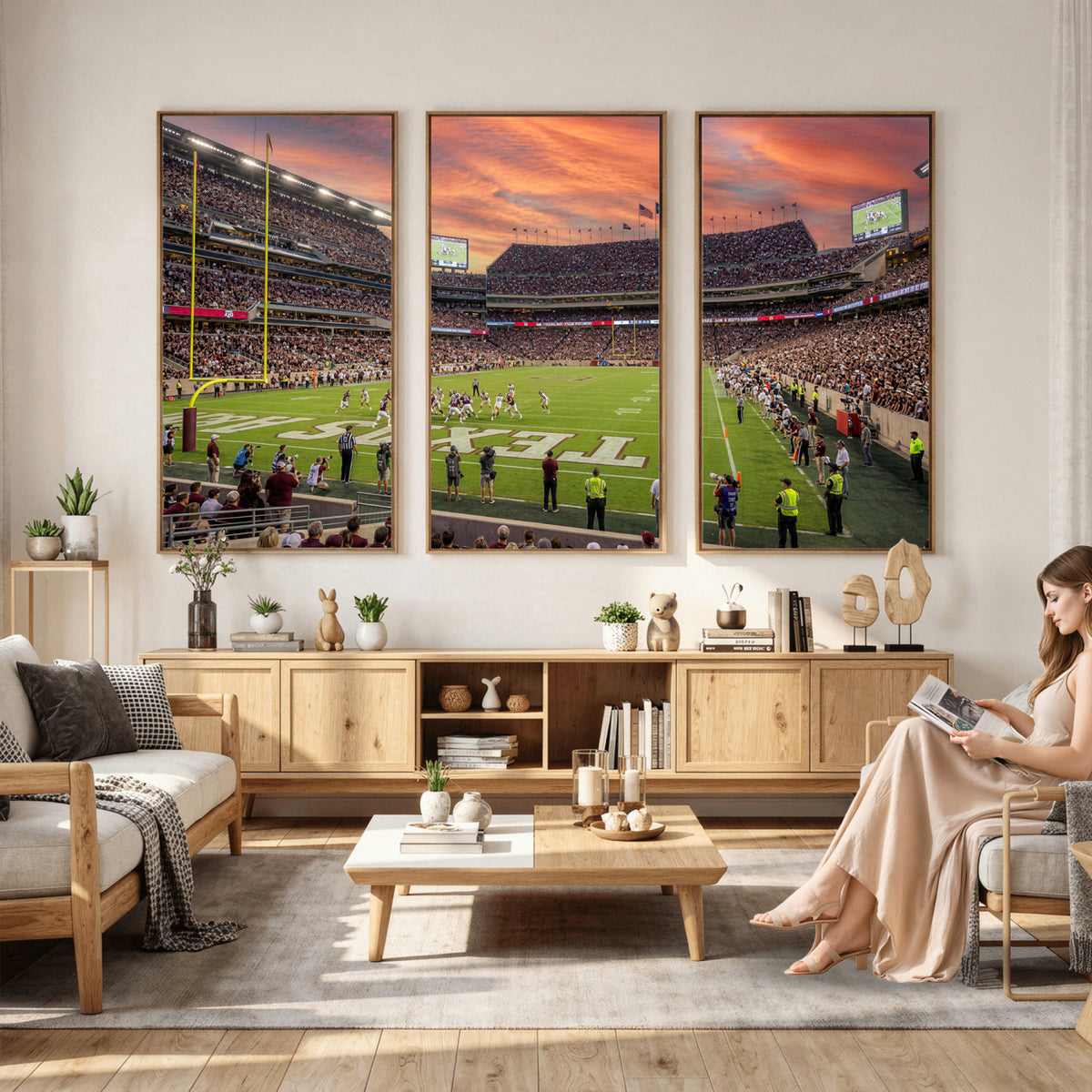 80055809-MGV-CV-36X24 - Stadium Wall Art Canvas Print