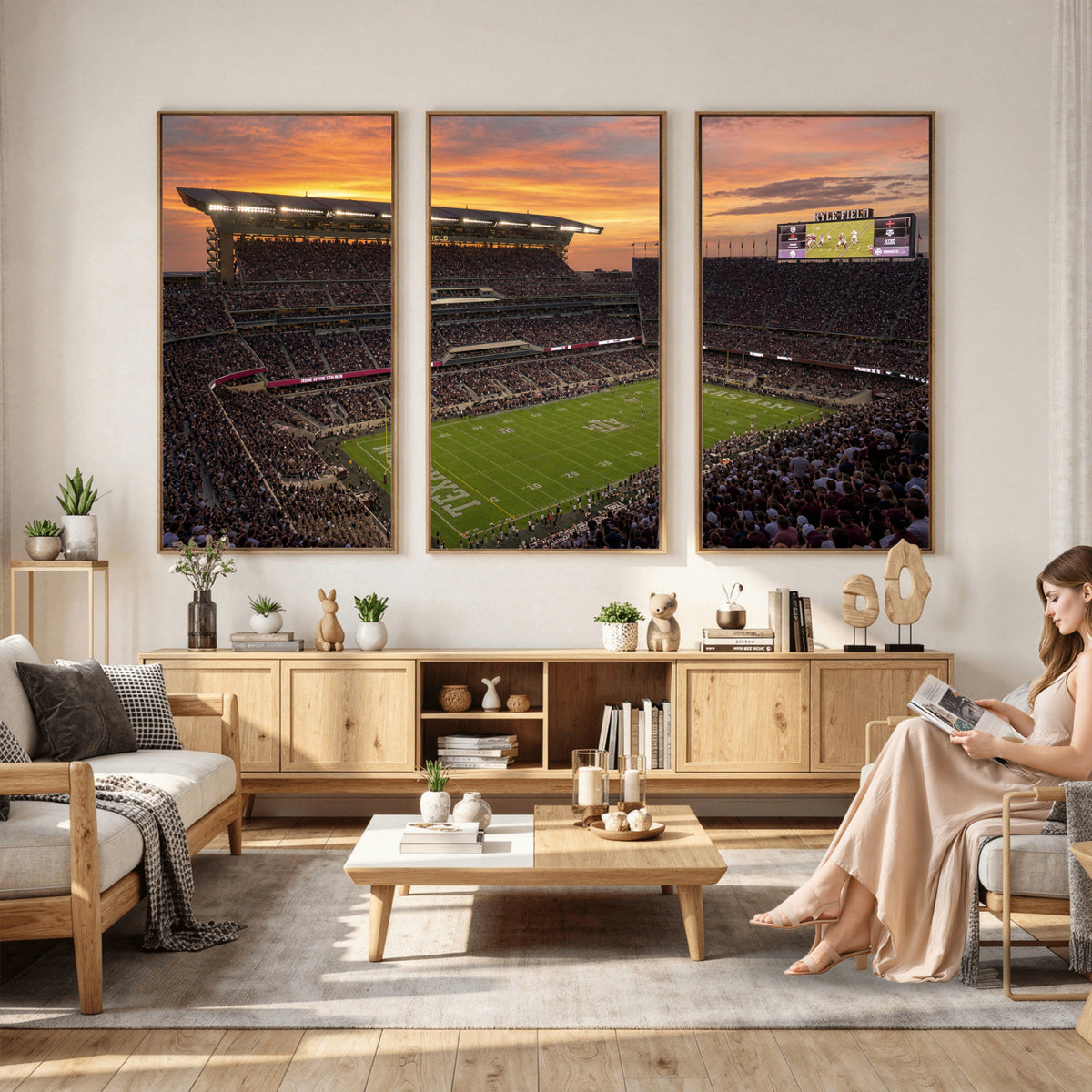 77401853-MGV-CV-36X24 - Stadium Wall Art Canvas Print