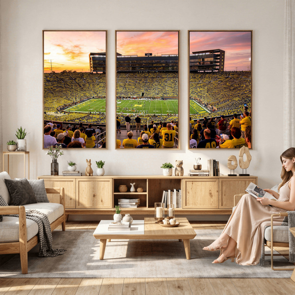 27265223-MGV-CV-36X24 - Stadium Wall Art Canvas Print