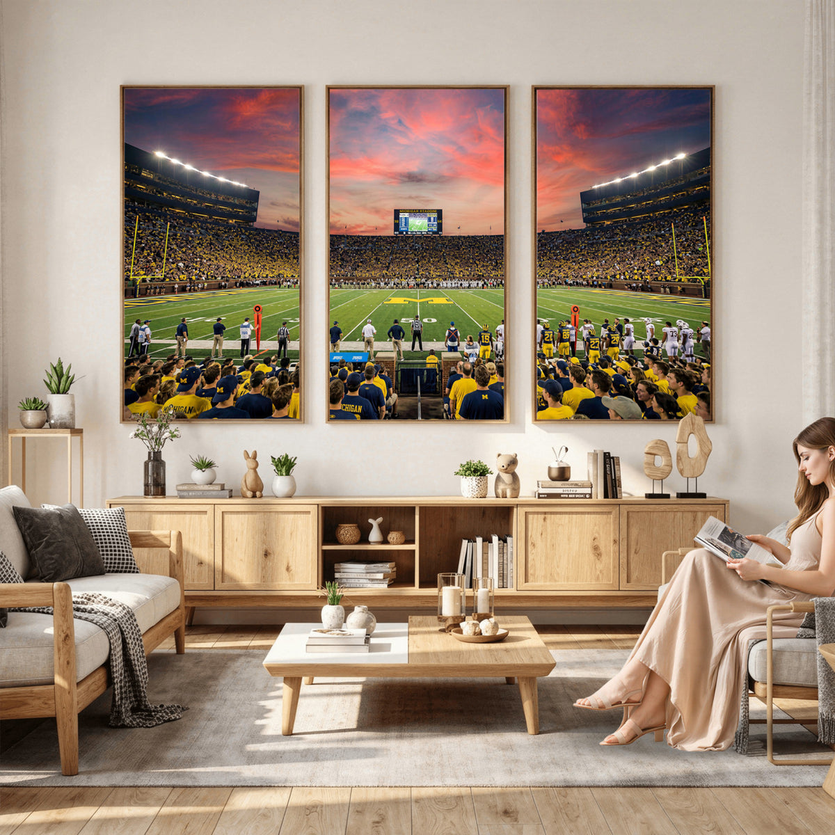 47185949-MGV-CV-36X24 - Stadium Wall Art Canvas Print