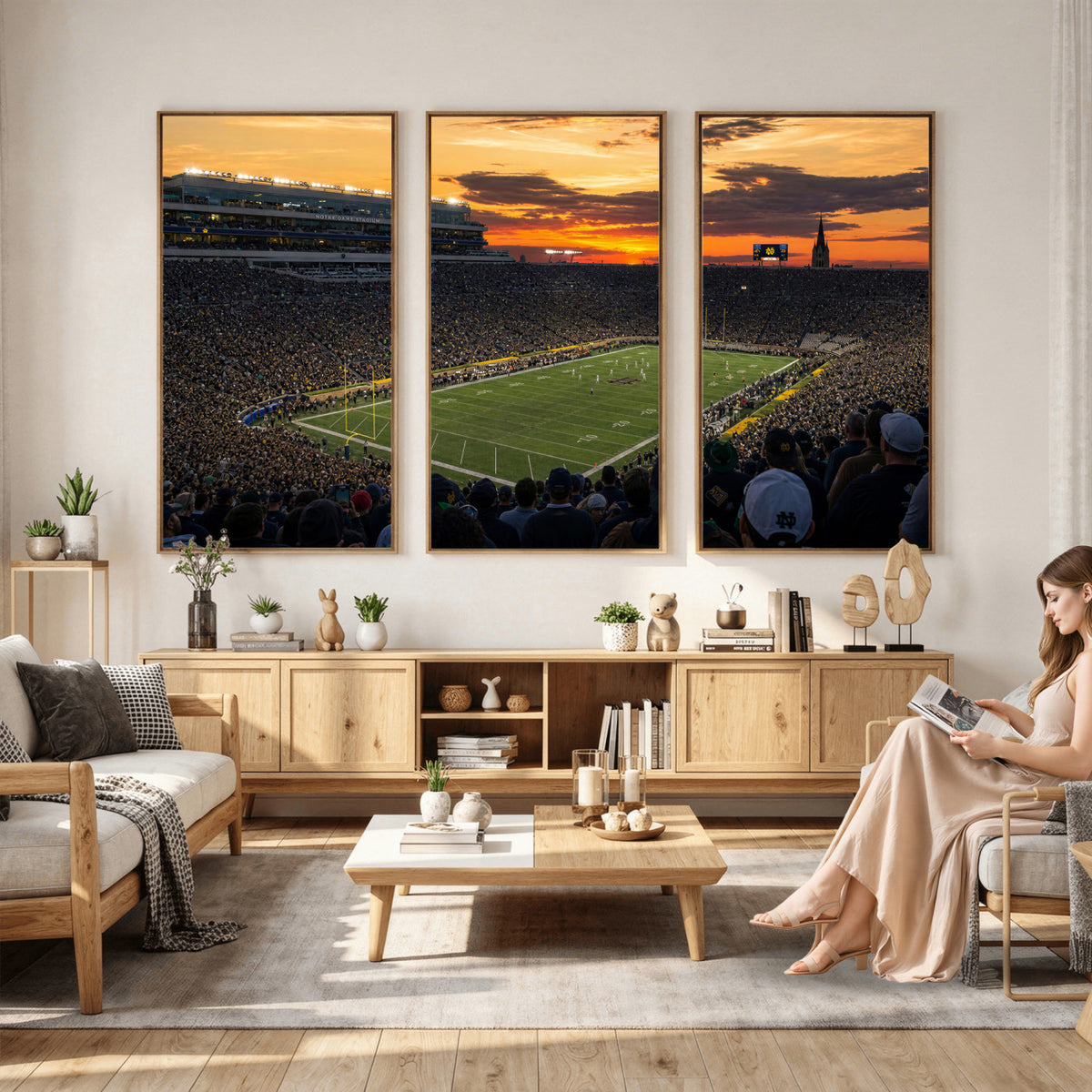 73585402-MGV-CV-36X24 - Stadium Wall Art Canvas Print