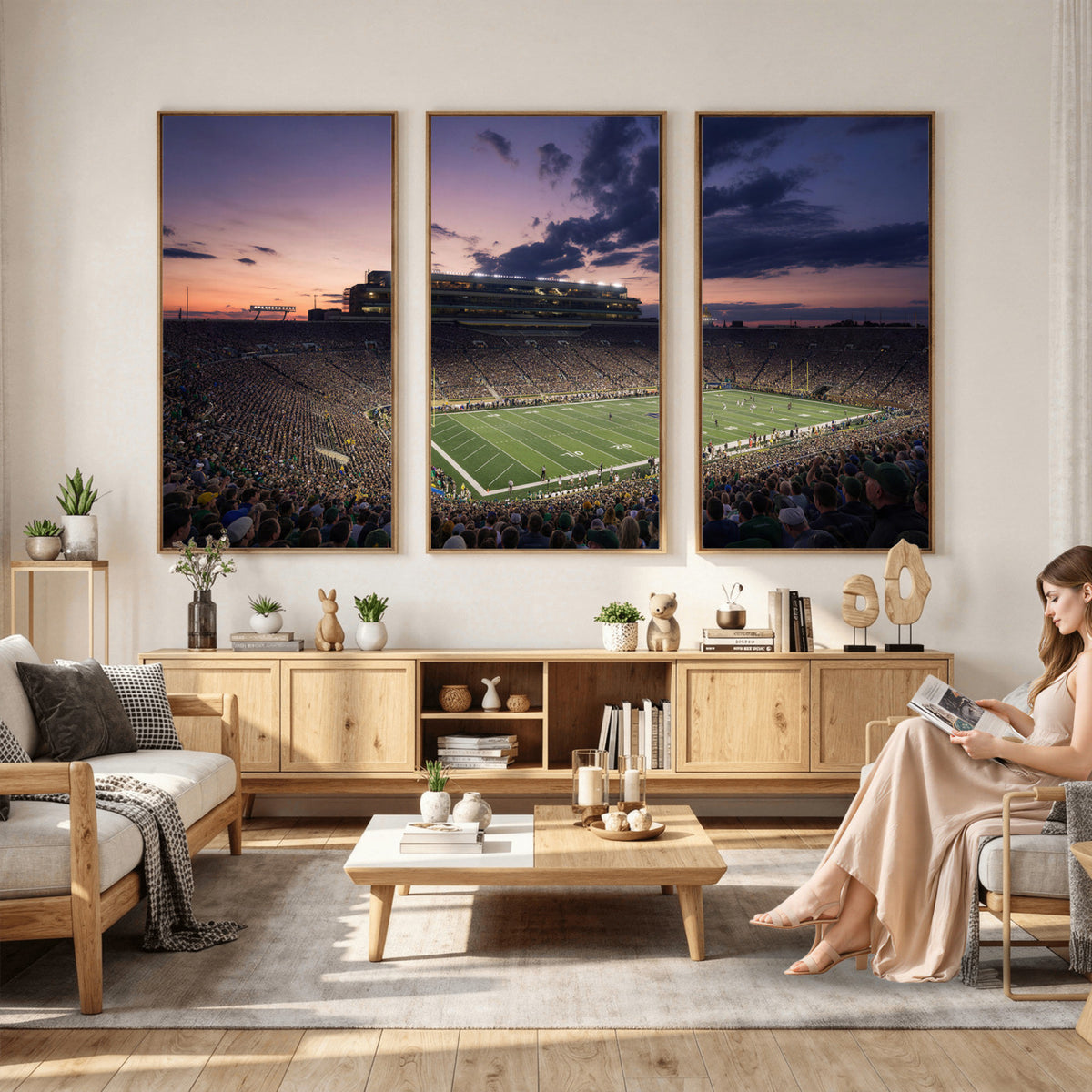 48837941-MGV-CV-36X24 - Stadium Wall Art Canvas Print
