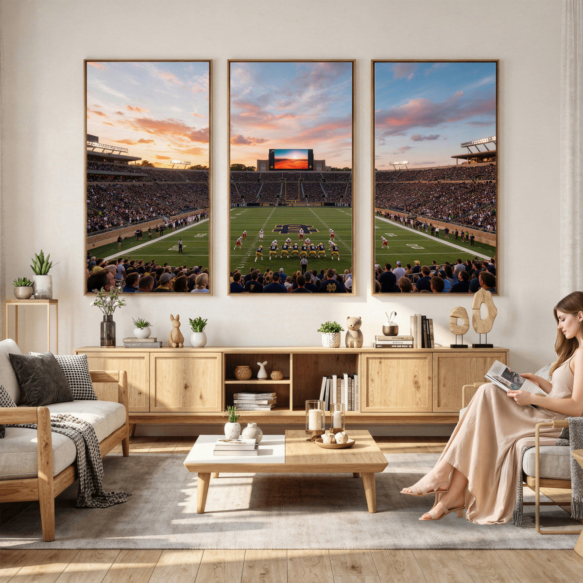 54464530-MGV-CV-36X24 - Stadium Wall Art Canvas Print