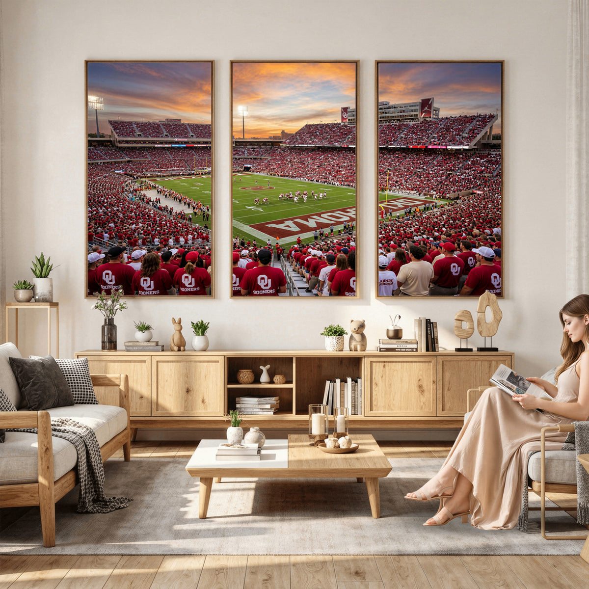 92718741-MGV-CV-36X24 - Stadium Wall Art Canvas Print