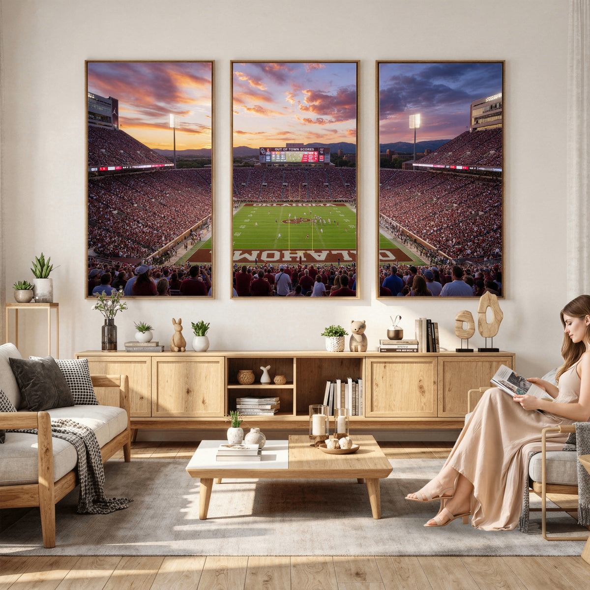 18509931-MGV-CV-36X24 - Stadium Wall Art Canvas Print