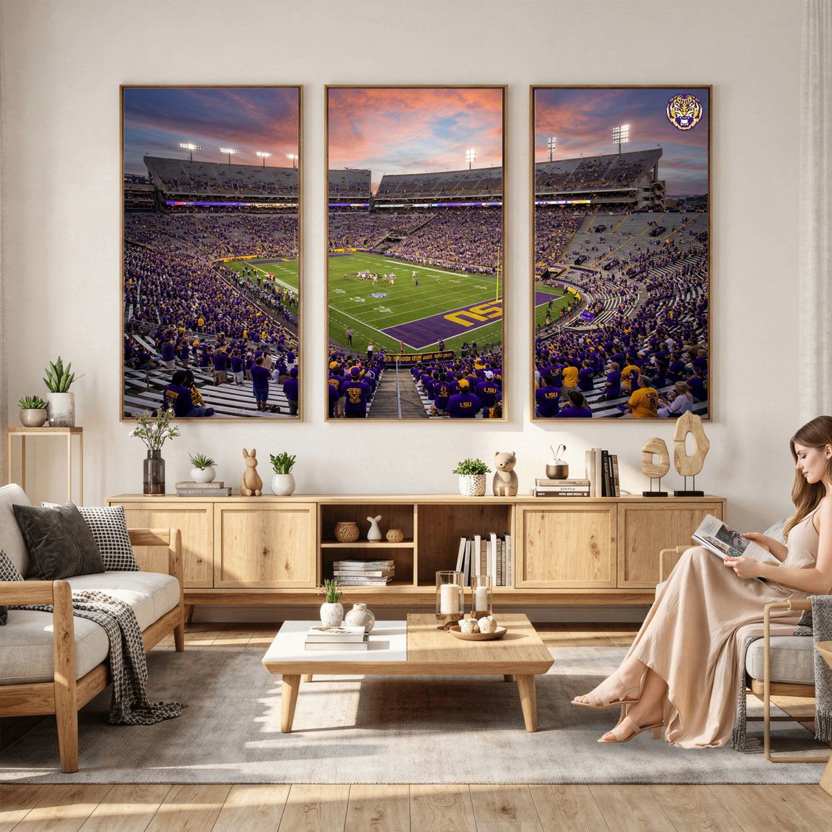 20281385-MGV-CV-36X24 - Stadium Wall Art Canvas Print