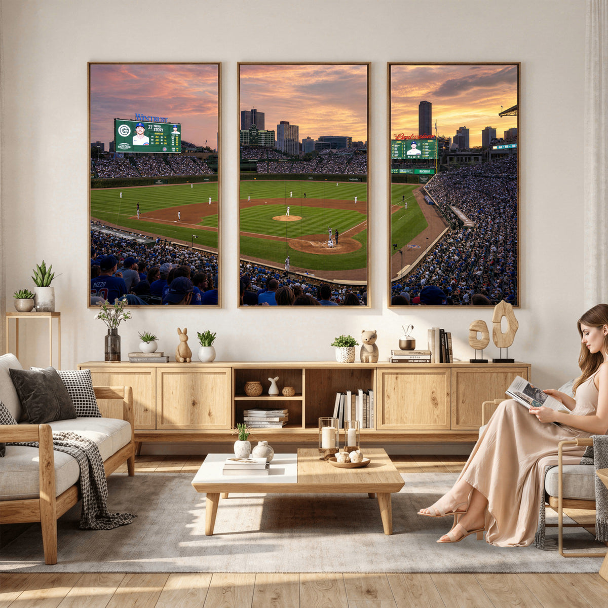 41641466-MGV-CV-36X24 - Stadium Wall Art Canvas Print