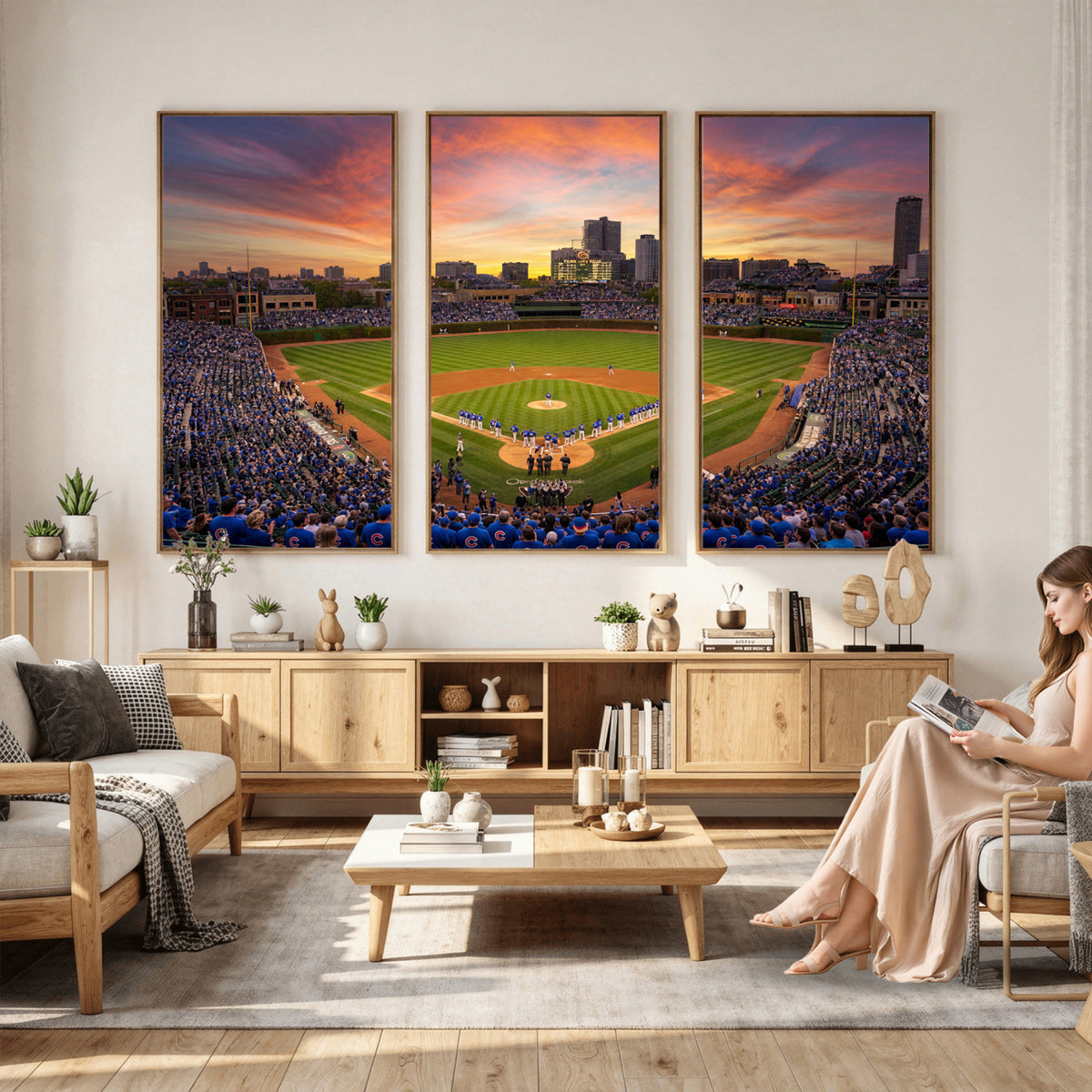 42812246-MGV-CV-36X24 - Stadium Wall Art Canvas Print
