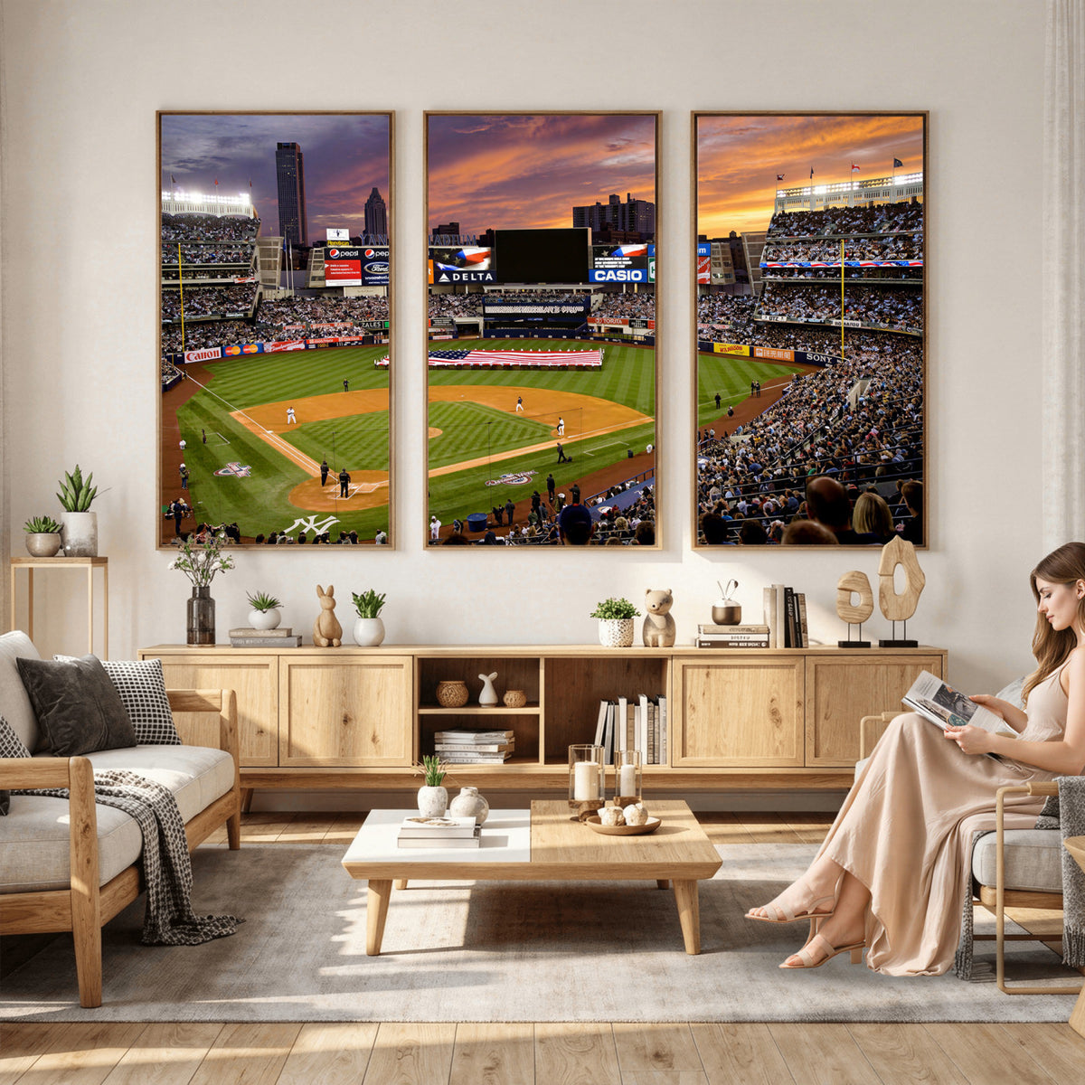 39000124-MGV-CV-36X24 - Stadium Wall Art Canvas Print