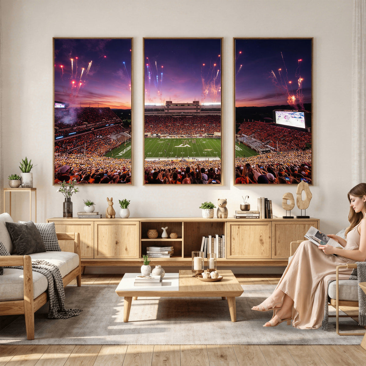 60785214-MGV-CV-36X24 - Stadium Wall Art Canvas Print