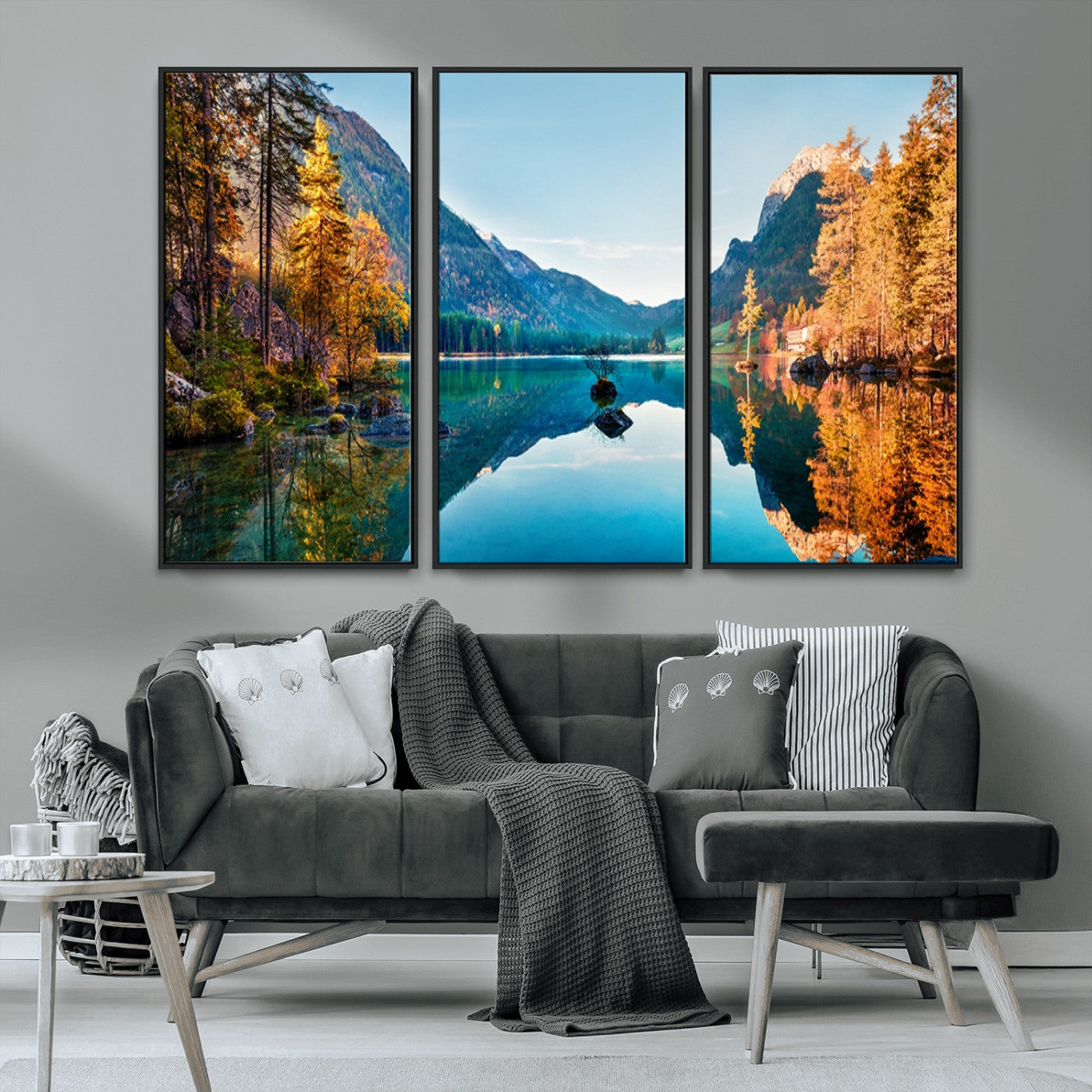 MGV-FC-48X32-3P - Fantastic Autumn Panorama Wall Art Canvas Print