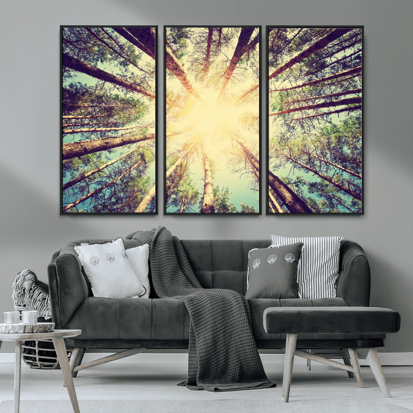 MGV-FC-48X32-3P - Tree and Sunshine Canvas Print