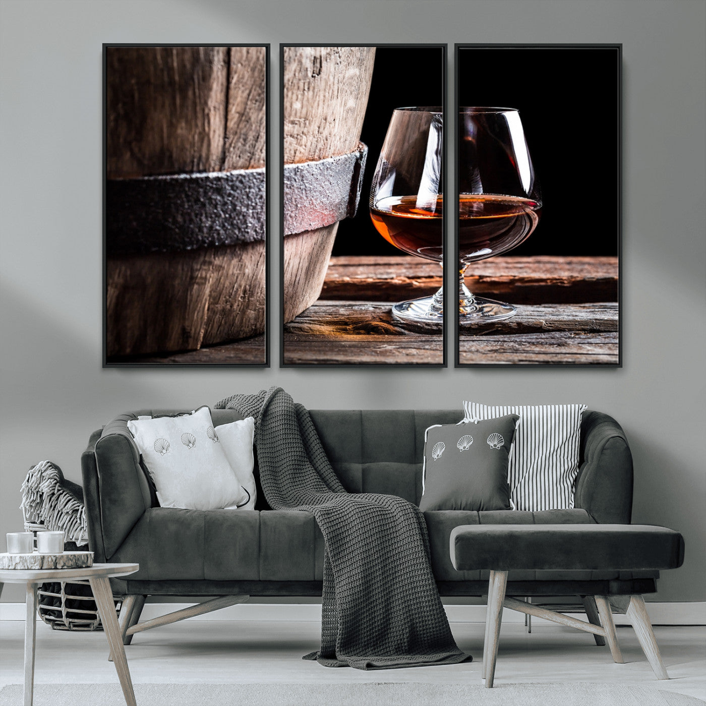 MGV-FC-48X32-3P - Scots Whiskey Wall Art Canvas Print
