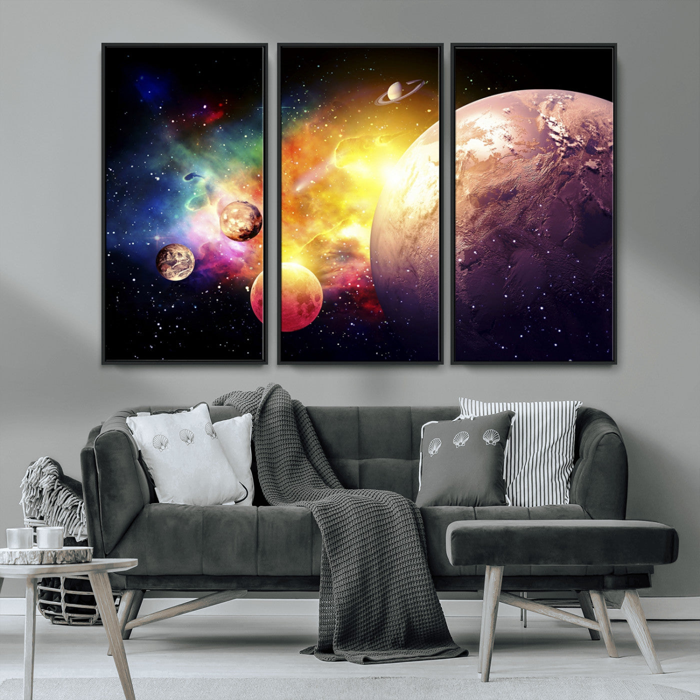 MGV-FC-48X32-3P - Space and Galaxy Canvas Print