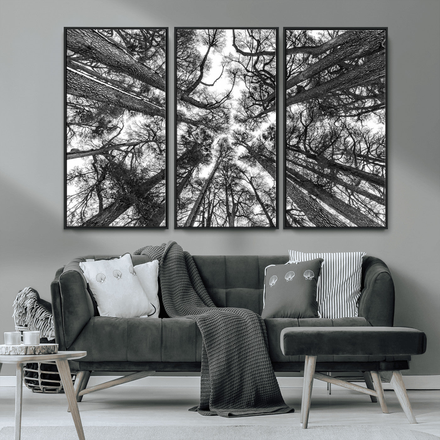 MGV-FC-48X32-3P - Trees Contemporary Art Canvas Print