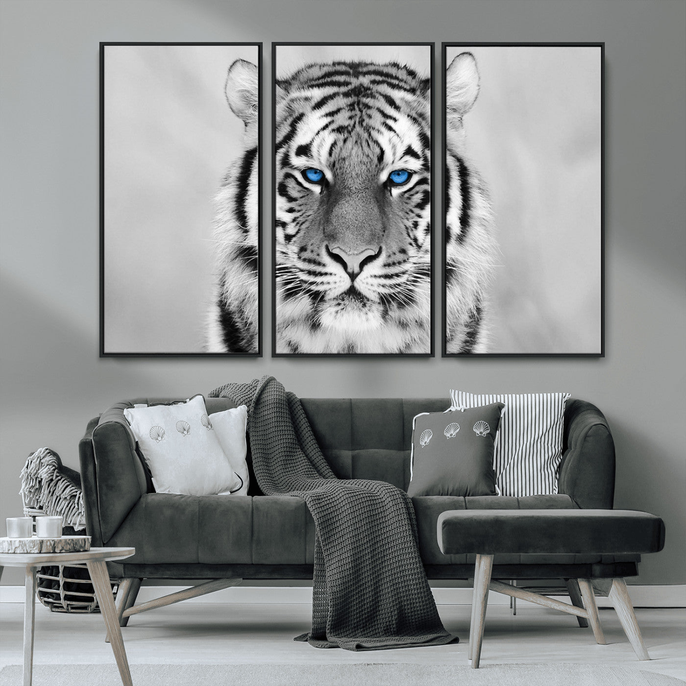 MGV-FC-48X32-3P - Tiger Canvas Artwork Wall Art Print