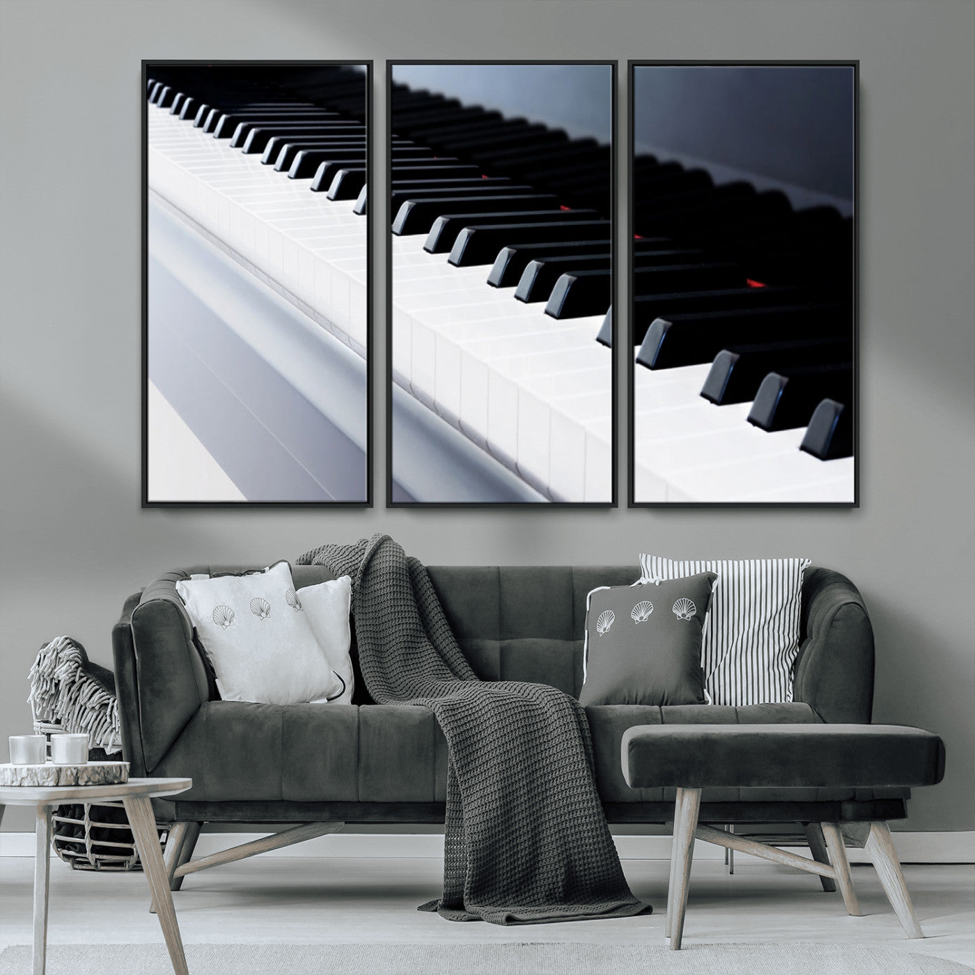 MGV-FC-48X32-3P - Piano Artwork Canvas Wall Art Print