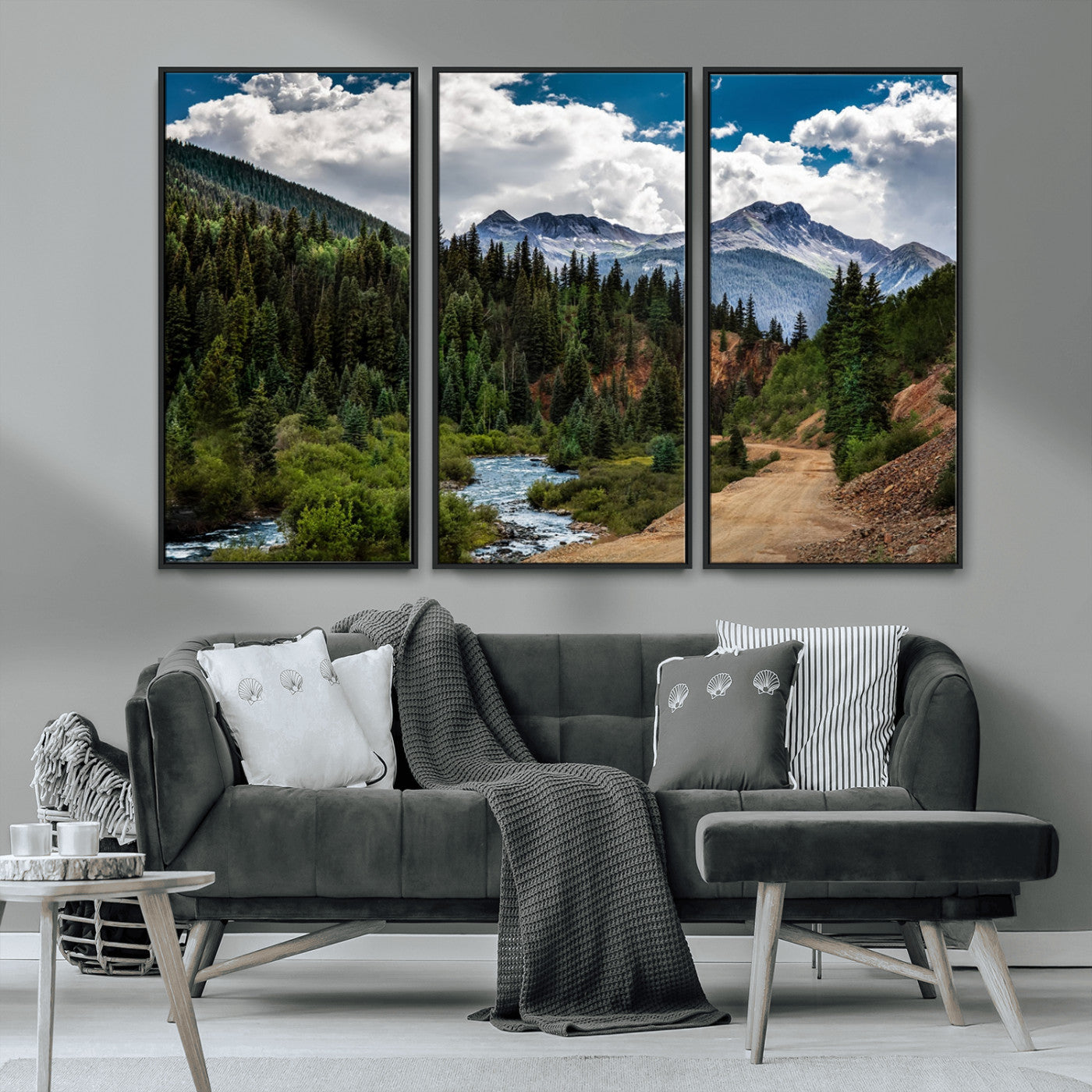 MGV-FC-48X32-3P - San Juan Nal Forest Wall Art Landscape Canvas Print