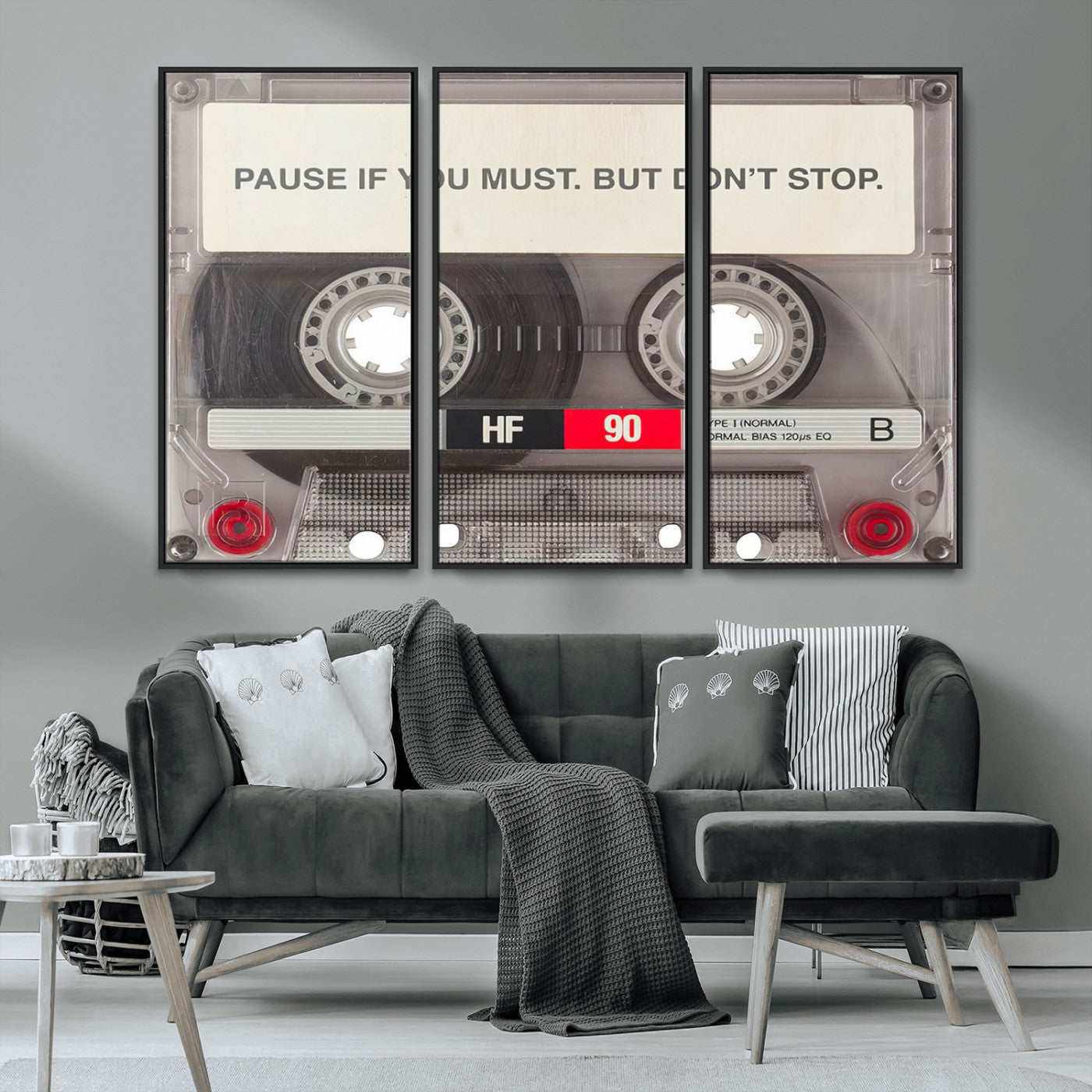 MGV-FC-48X32-3P - Music Cassette Iconic Wall Art Canvas Print