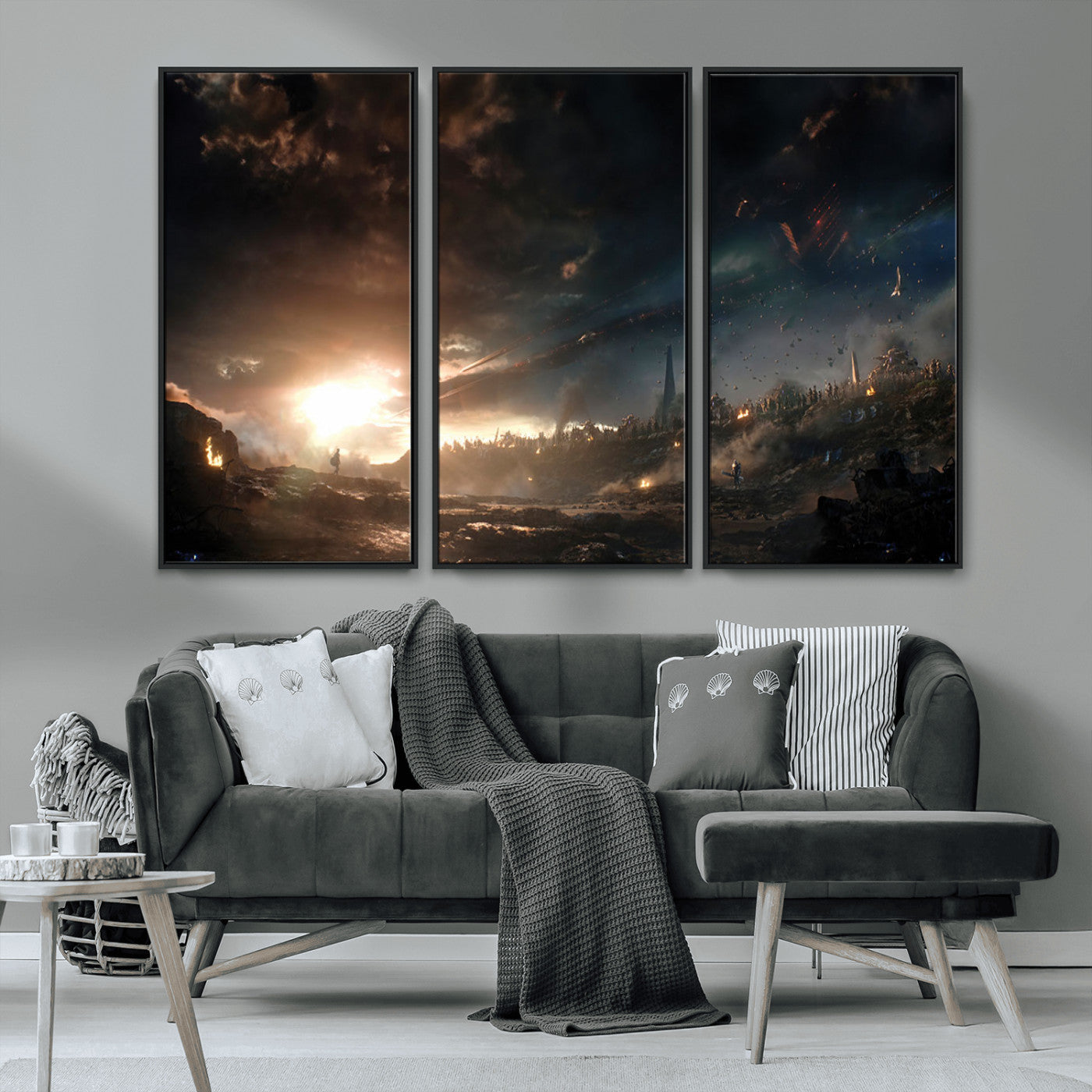 MGV-FC-48X32-3P - Avengers Planet Wall Art Canvas Print