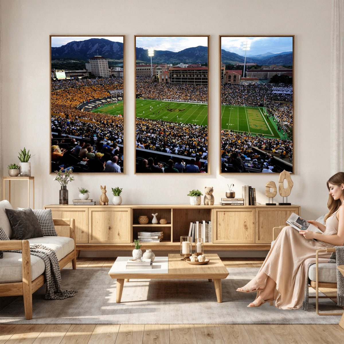 60552-MGV-CV-36X24 - Folsom Field, University of Colorado Buffaloes Football