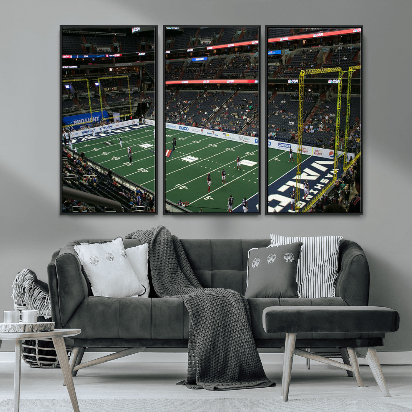 MGV-FC-48X32-3P - Capital One Arena Wall Art | Washington Wizards & Capitals Print | Canvas Print | Ready to Hang |