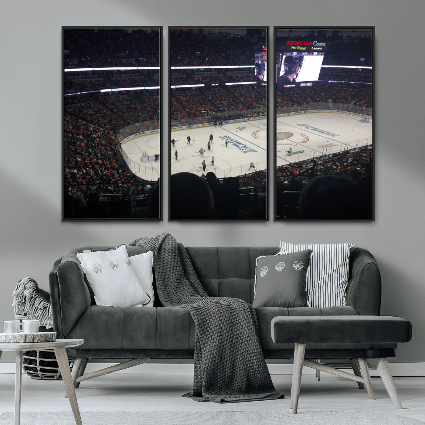 MGV-FC-48X32-3P - Honda Center California Anaheim Ducks Hockey Stadium Wall Art, Honda Center California Stadium Wall