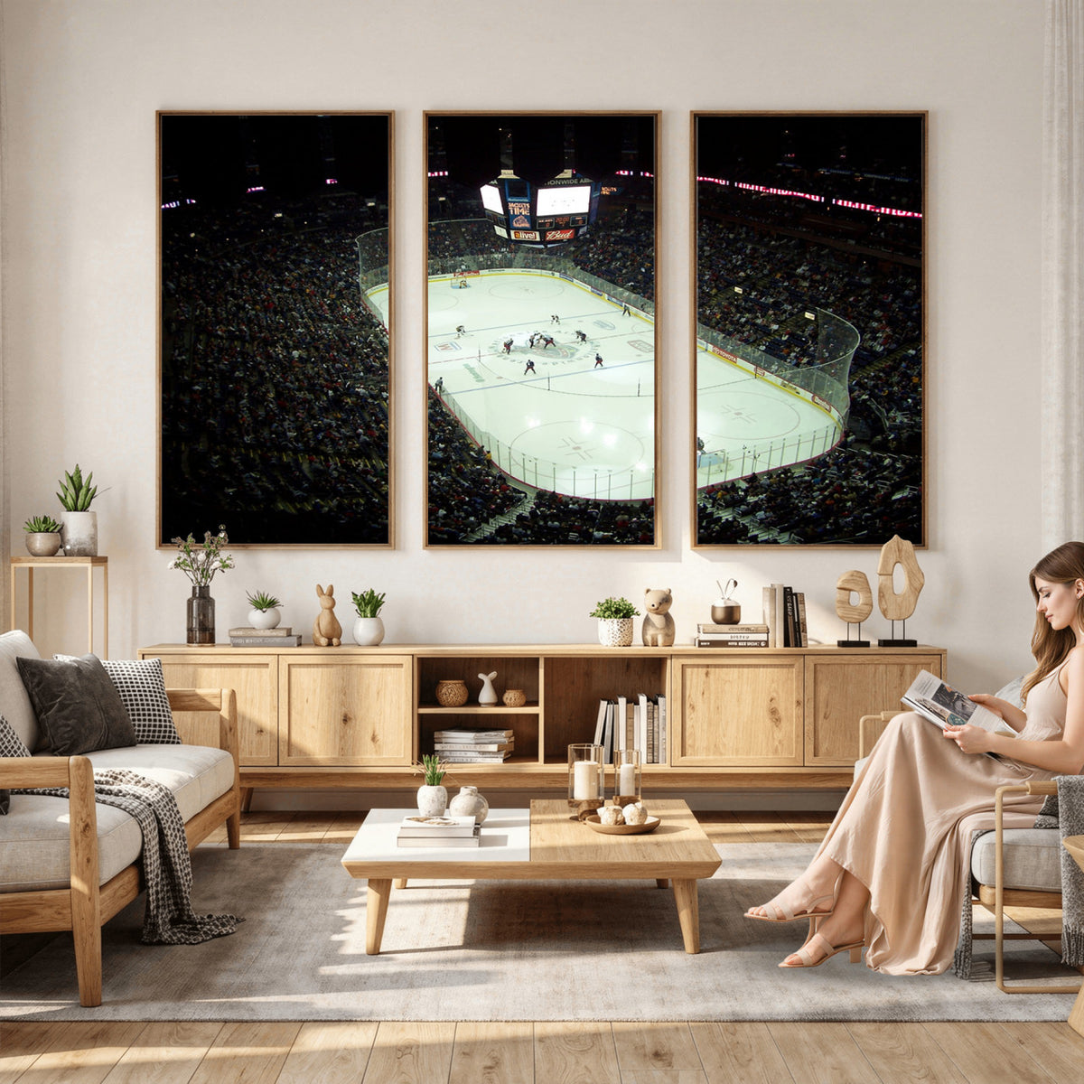 38823-MGV-CV-36X24 - Nationwide Arena Ohio Columbus Blue Jackets Hockey Stadium