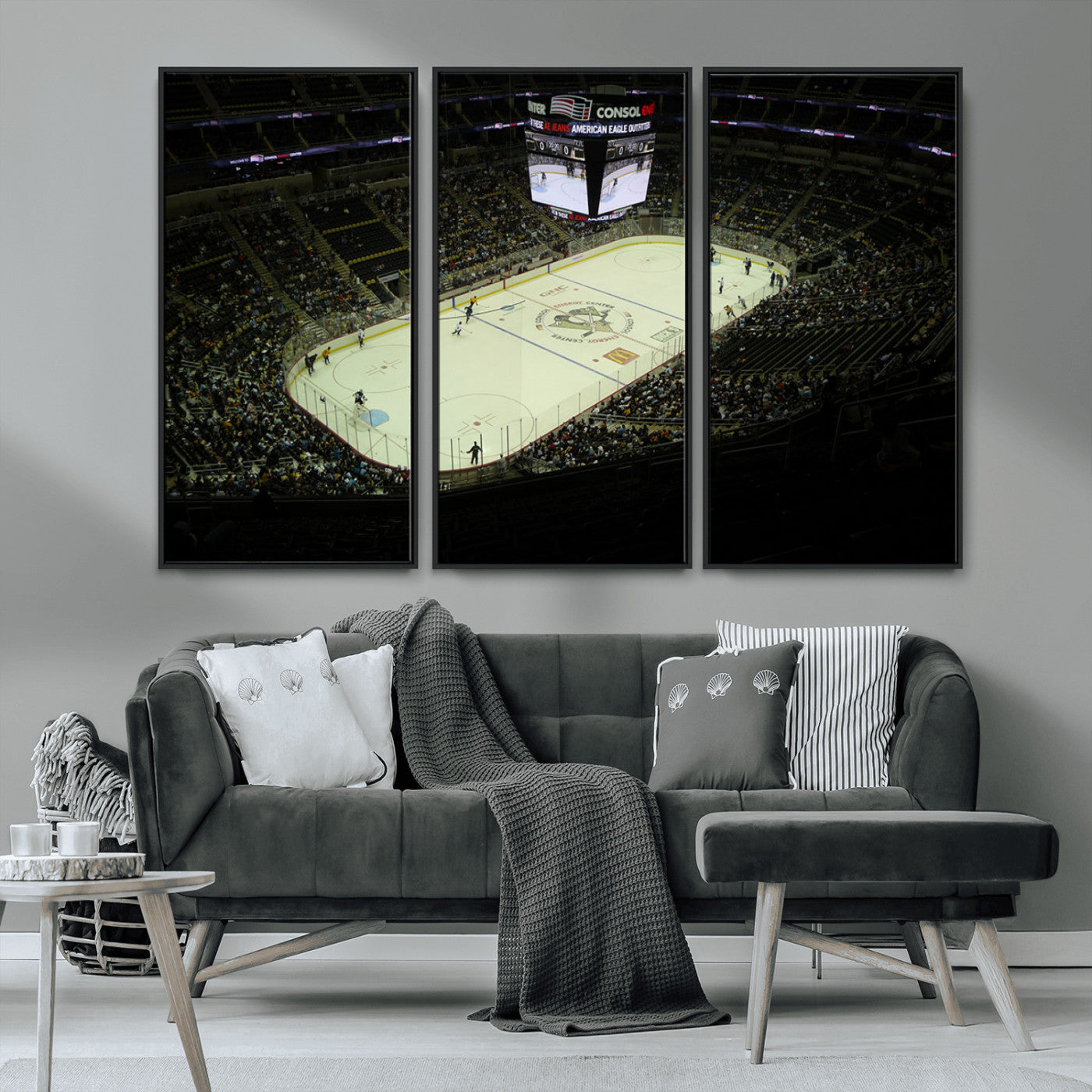 MGV-FC-48X32-3P - PPG Paints Arena Pennsylvania Pittsburgh Penguins Hockey Stadium Canvas, Pennsylvania Pittsburgh