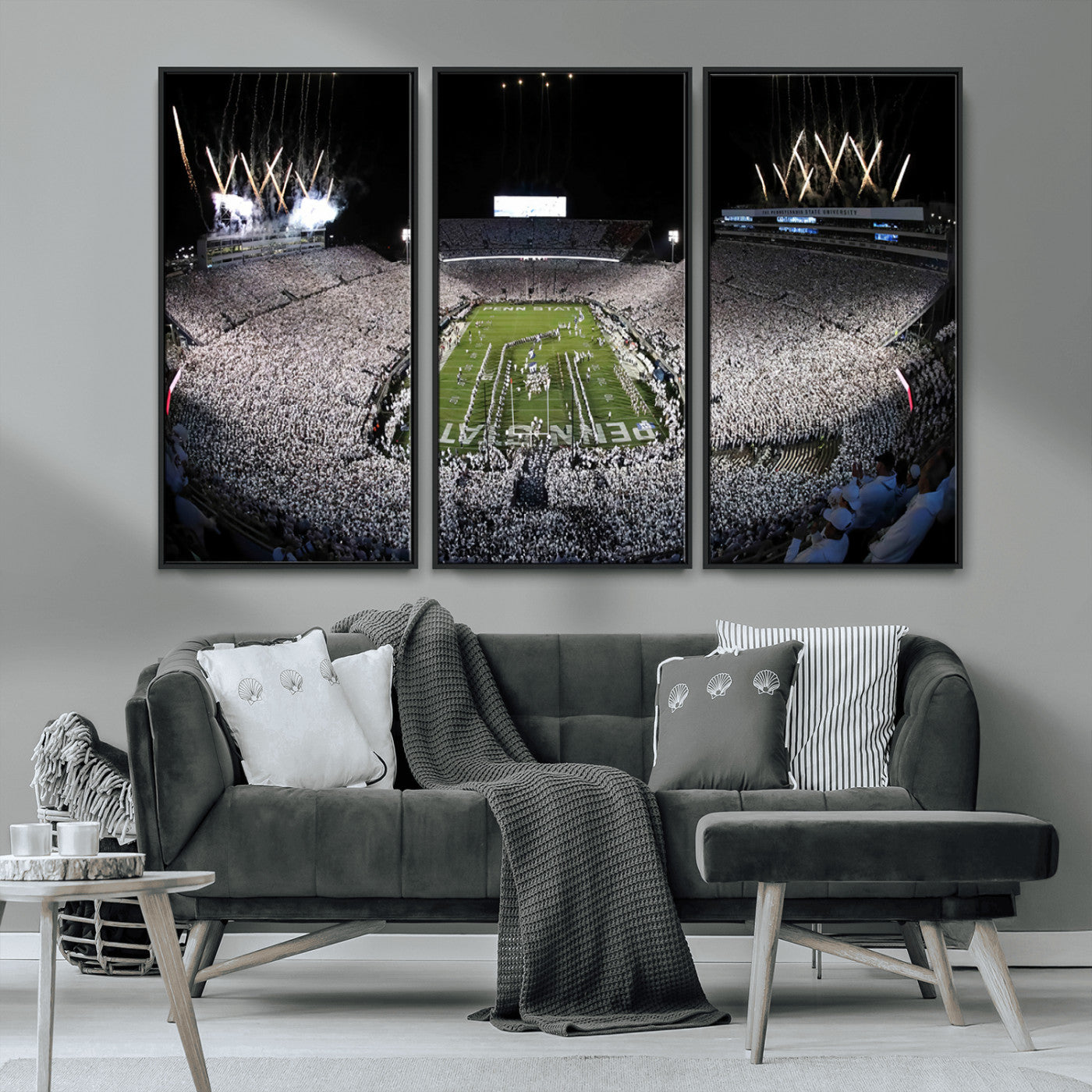 84537-MGV-CV-36X24-Penn State Beaver Stadium Canvas Wall Art - Nittany Lions Football Print